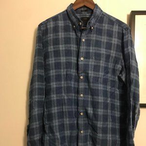 Baird McNutt Irish Linen Button-Down Shirt Medium